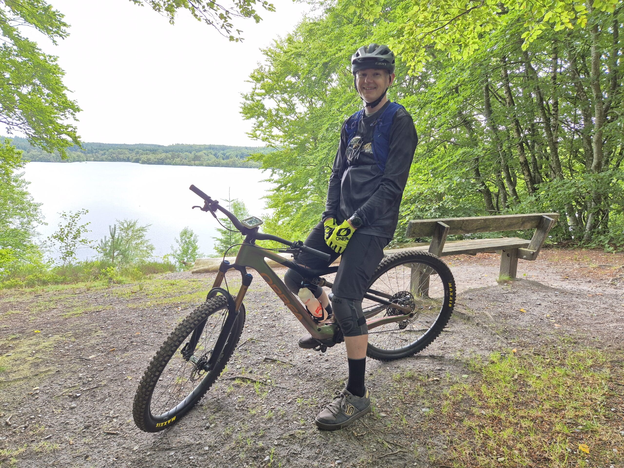 Vi gave den gas på MTB første gang deroppe