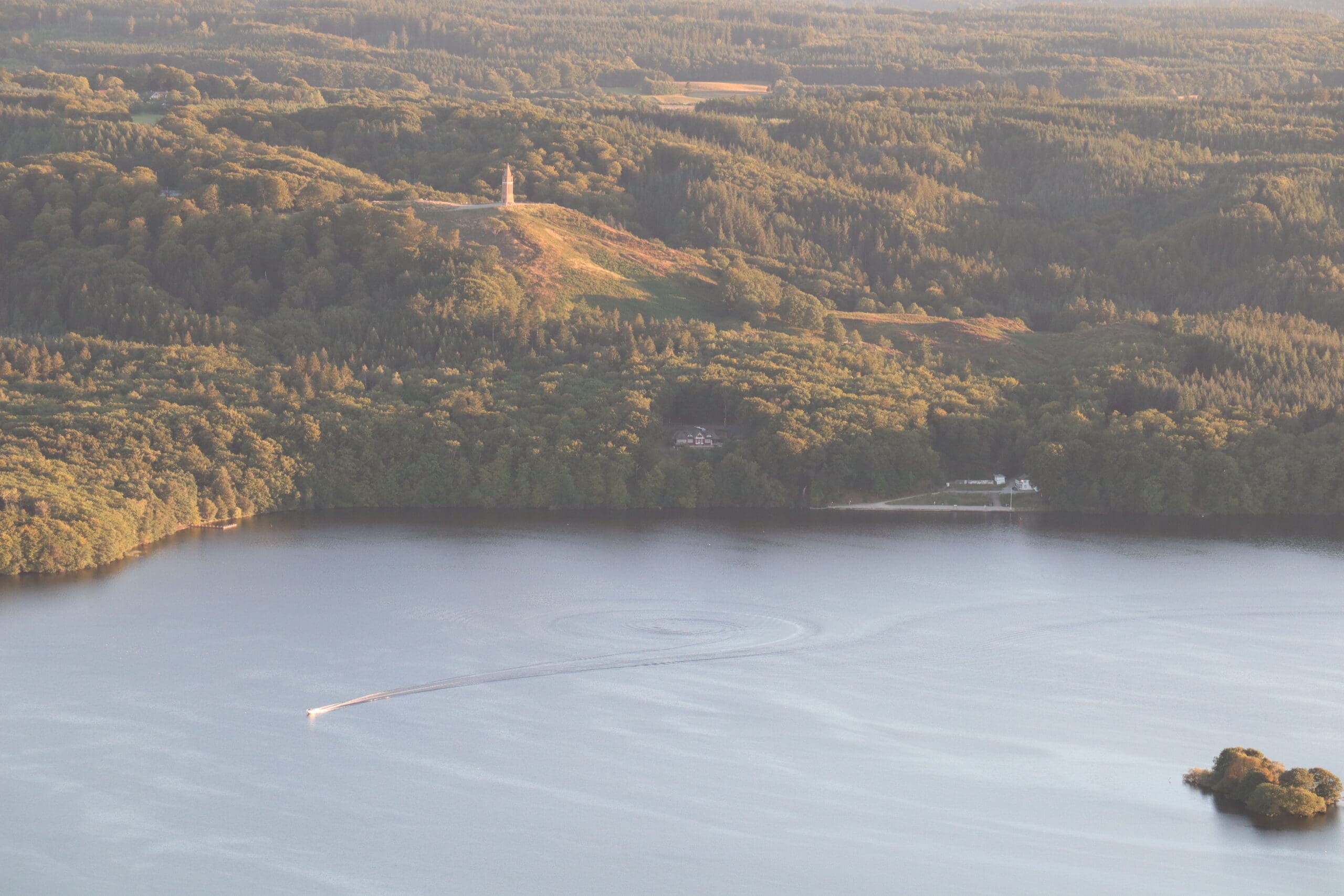 Himmelbjerget fra luften